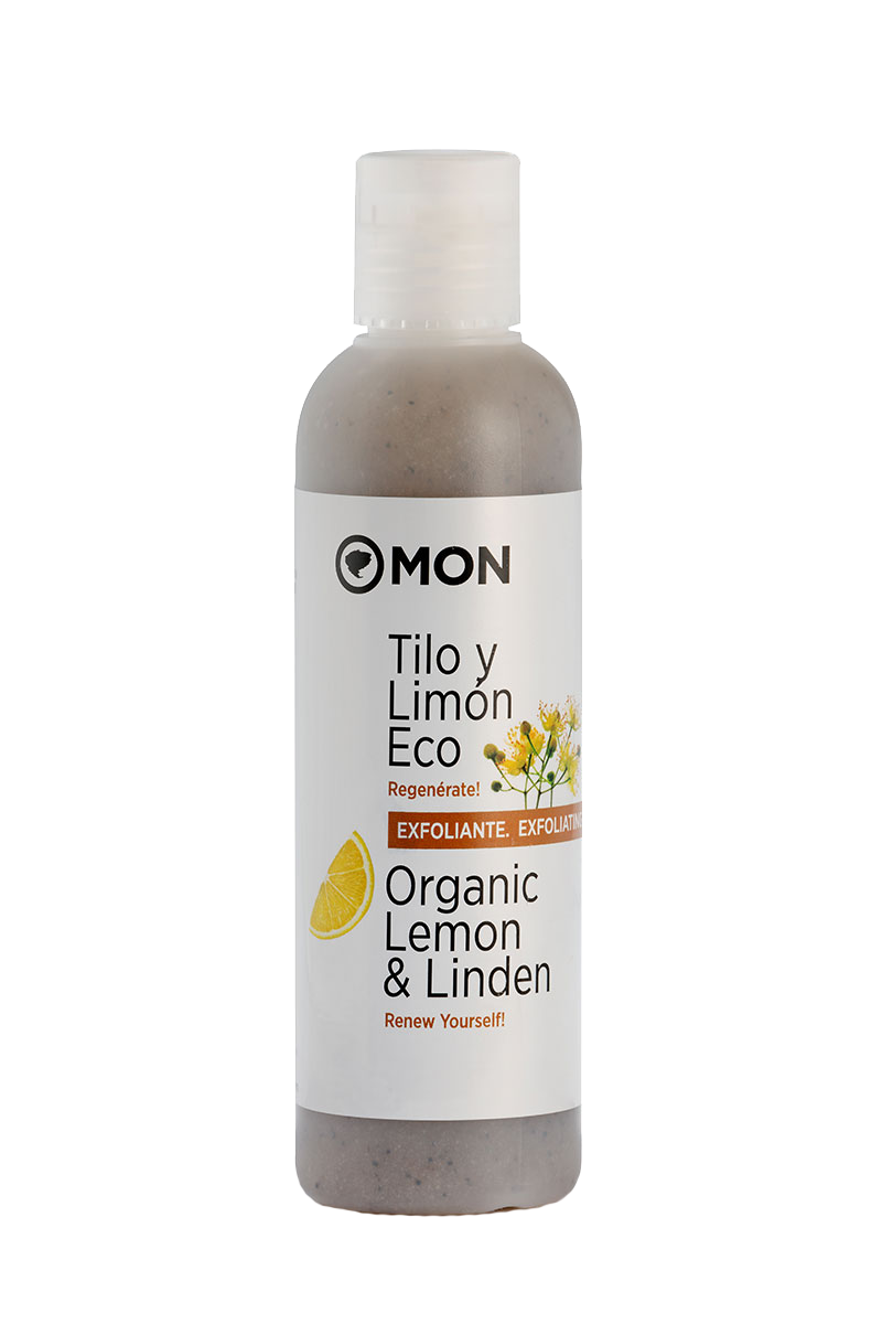 Organic Linden & Lemon exfoliating shower gel Cosmética natural y