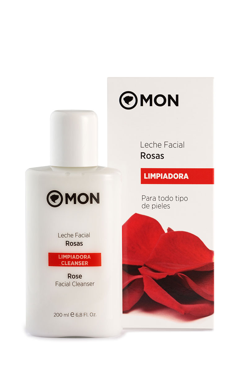 Leche limpiadora facial de Rosas